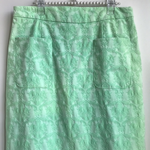 Anthropologie Moulinette Soeurs Damasks Brocade Skirt - Picture 5 of 12